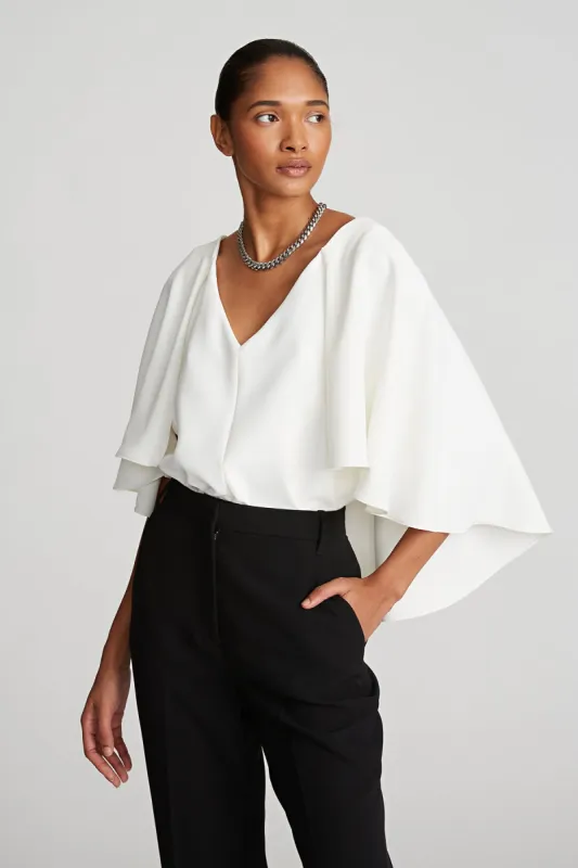 Marah Top In Fluid Crepe sold by H by Halston