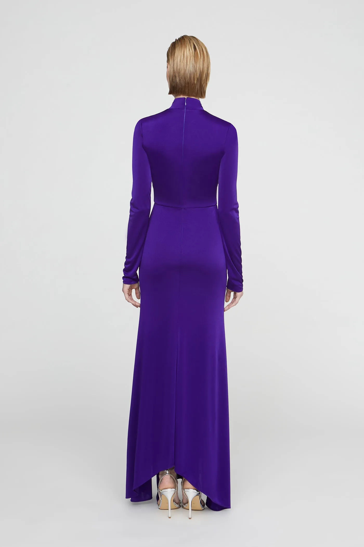 Mya Long Sleeve Jersey Dress sold by H by Halston product image thumbnail 2
