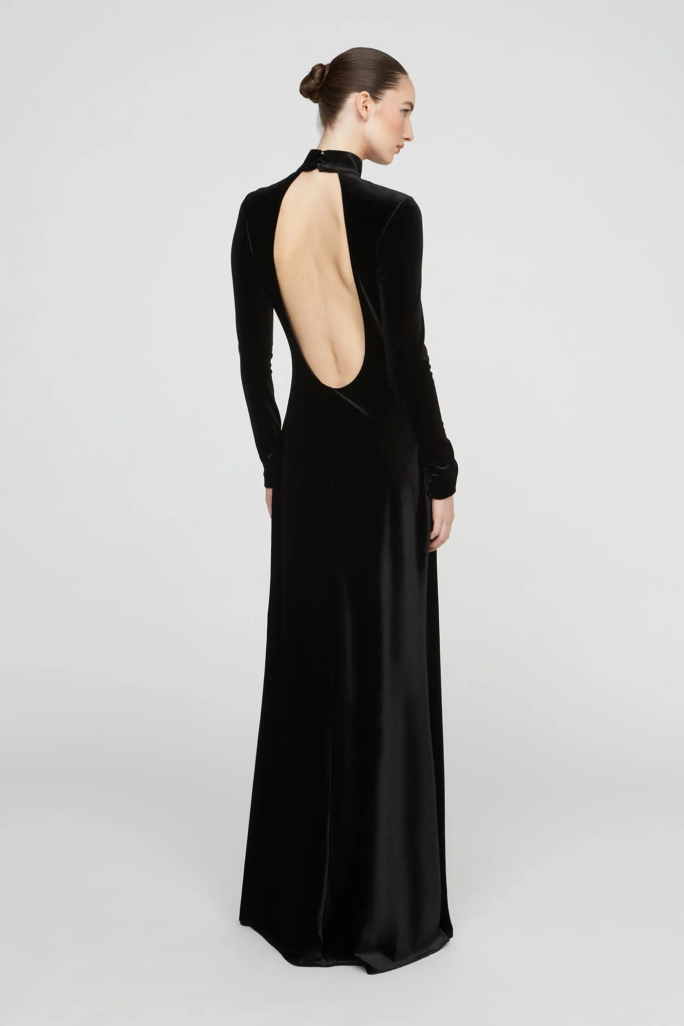 Kaia Velvet Gown sold by H by Halston product image thumbnail 2