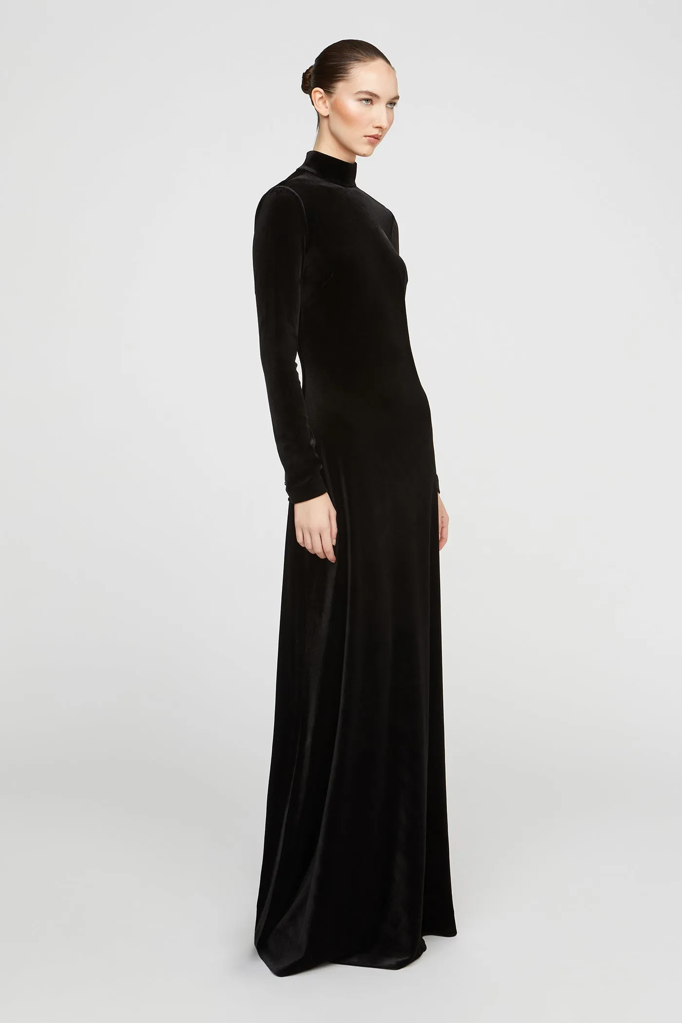 Kaia Velvet Gown sold by H by Halston product image thumbnail 3