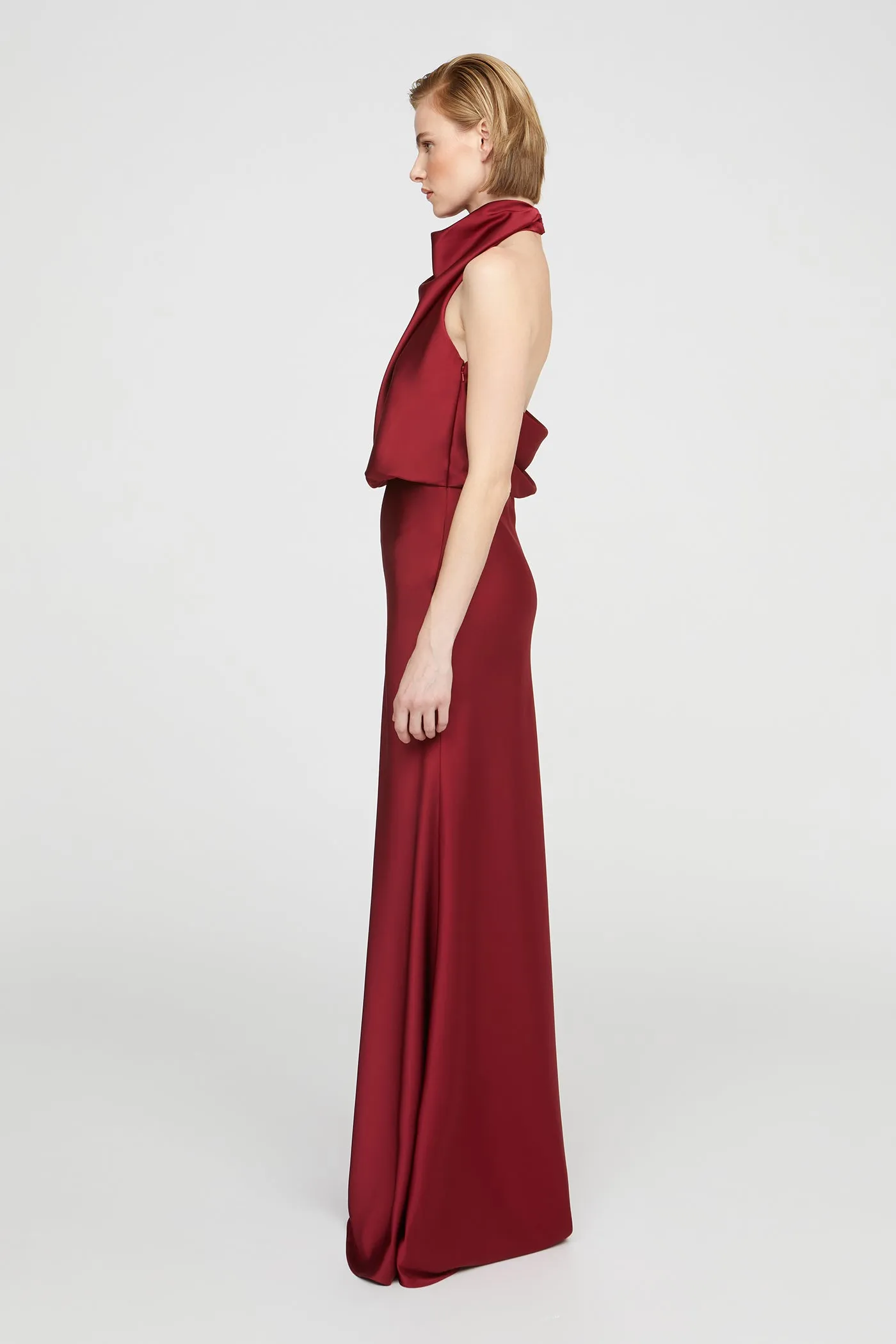Ada Satin Gown sold by H by Halston product image thumbnail 5