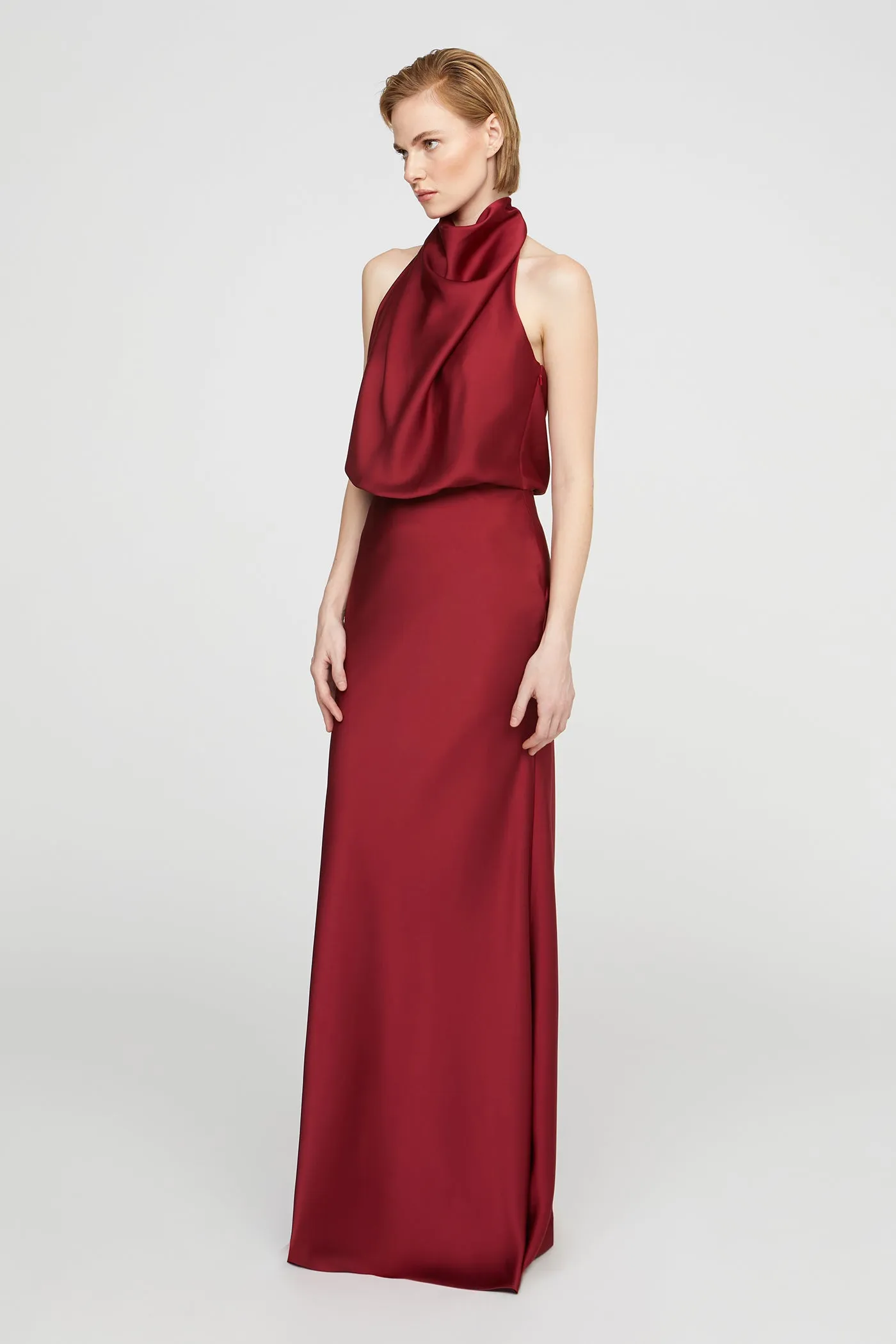 Ada Satin Gown sold by H by Halston product image thumbnail 3