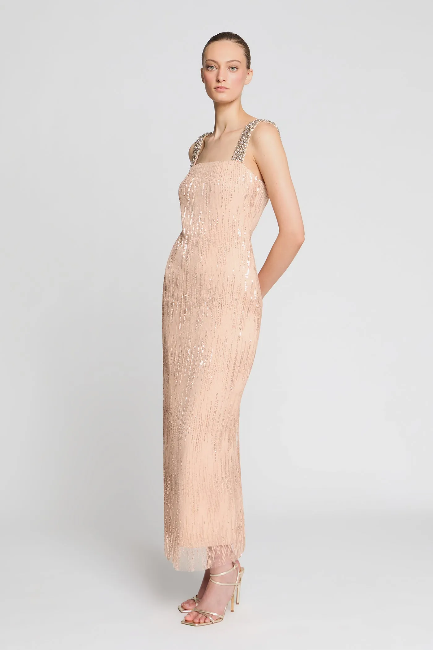Eila Tulle Midi Dress sold by H by Halston product image thumbnail 3