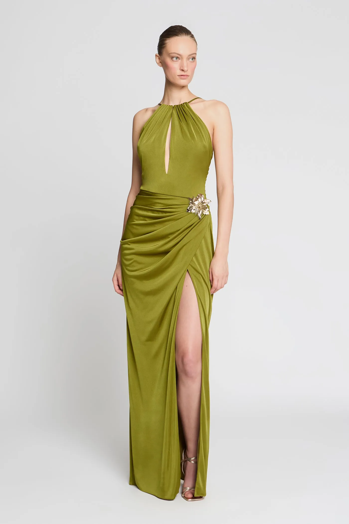 Elin Gloss Jersey Gown sold by H by Halston product image thumbnail 5