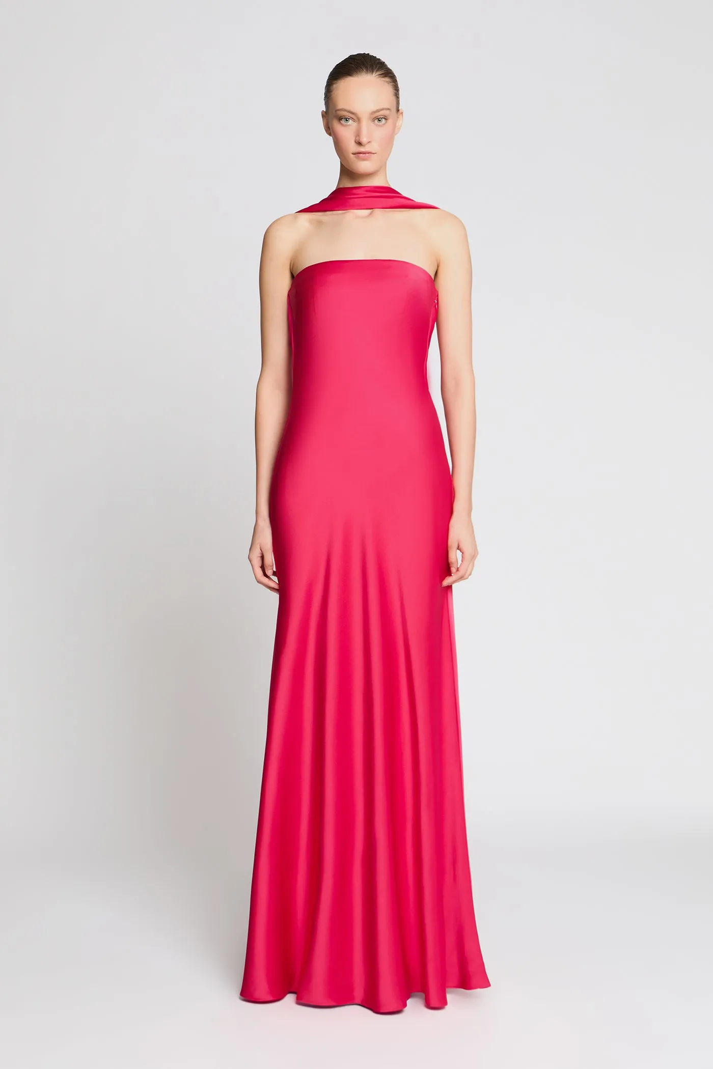 Vali Crepe Gown sold by H by Halston