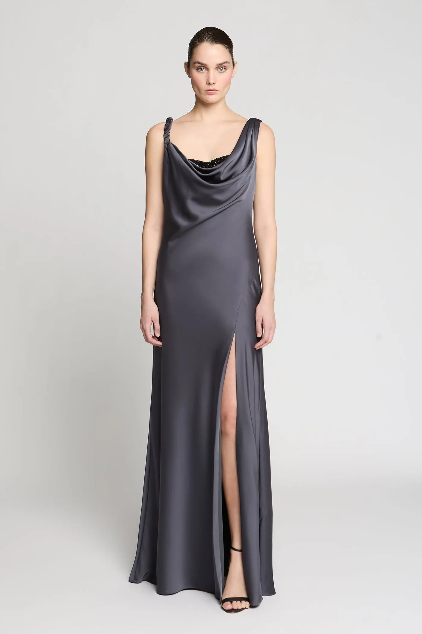 Trina Crepe Gown sold by H by Halston