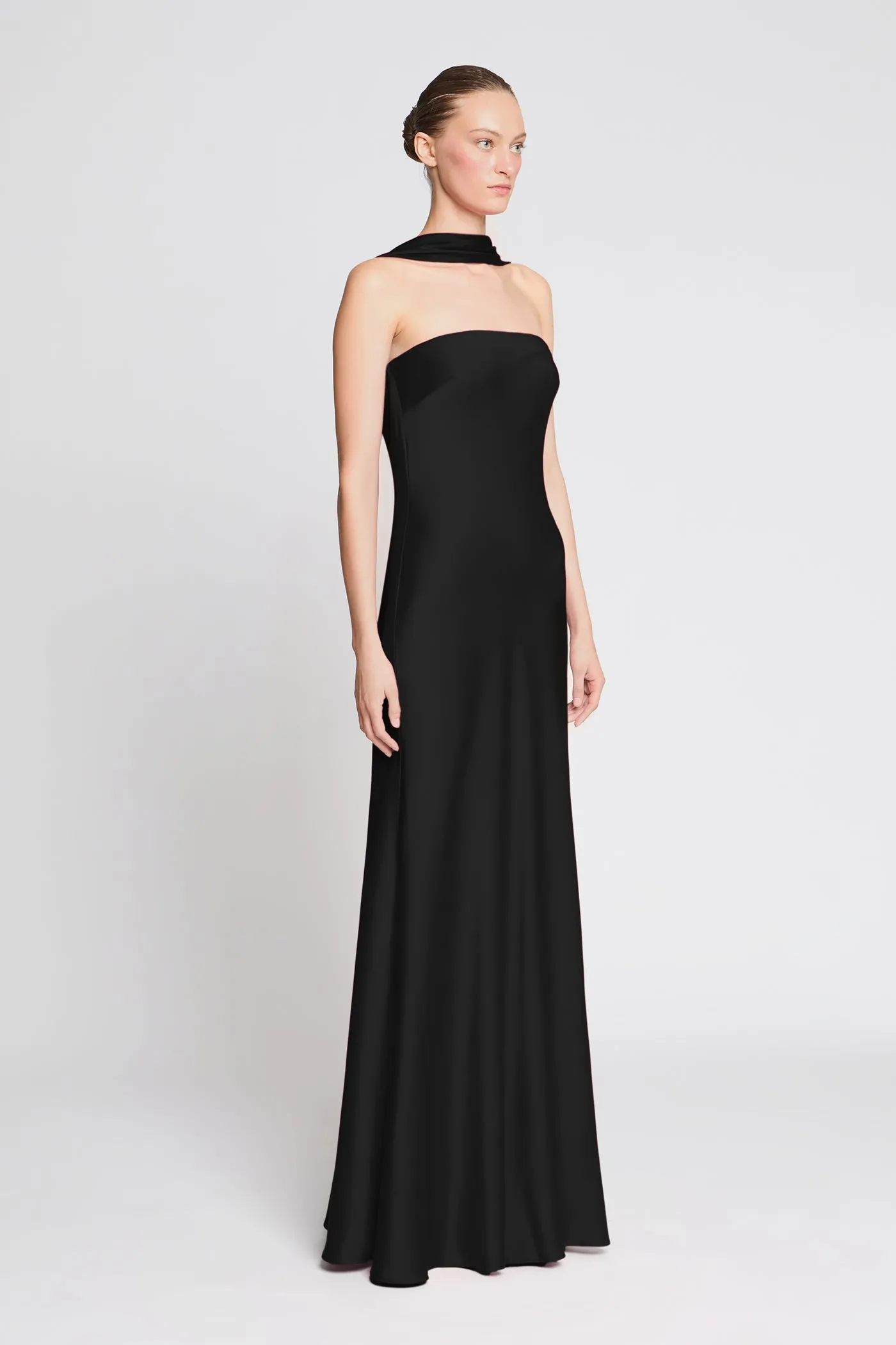 Vali Crepe Gown sold by H by Halston product image thumbnail 3