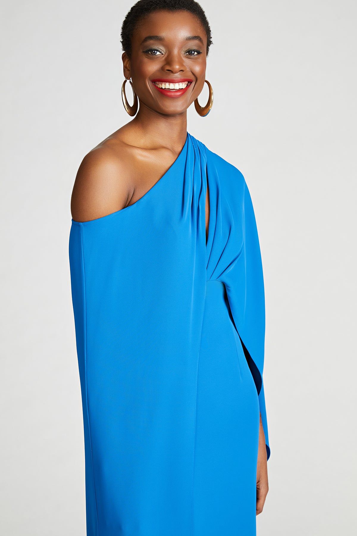 Freja Gown In Fluid Crepe sold by H by Halston product image thumbnail 4