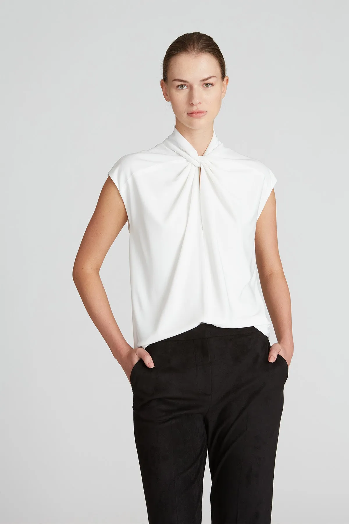 Alanna Jersey Top sold by H by Halston product image thumbnail 4
