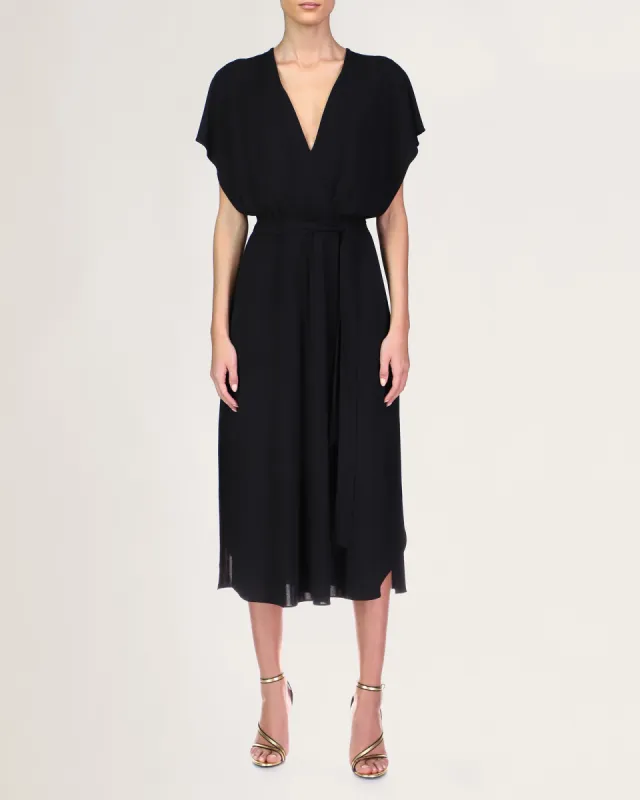 Stevie Wrap Dress sold by H by Halston