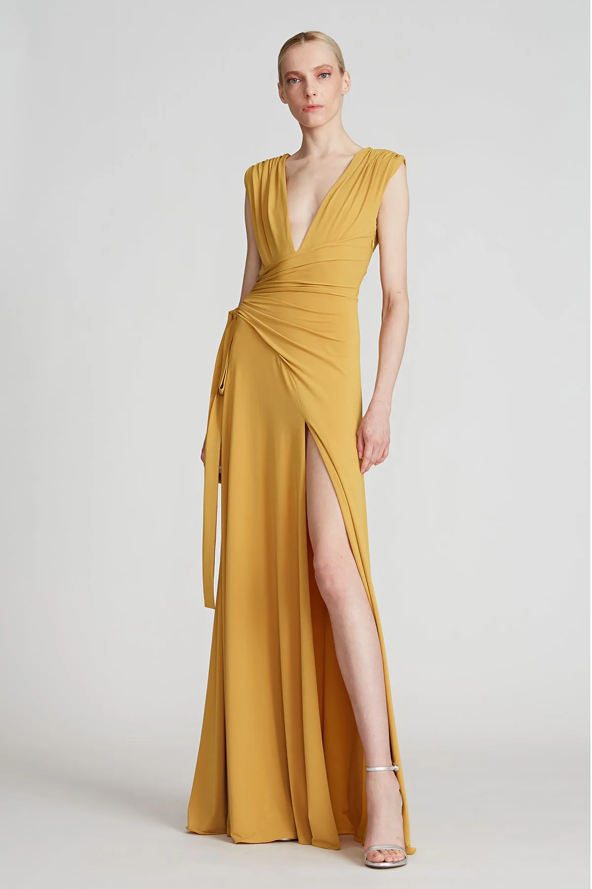 Arden Jersey Gown sold by H by Halston