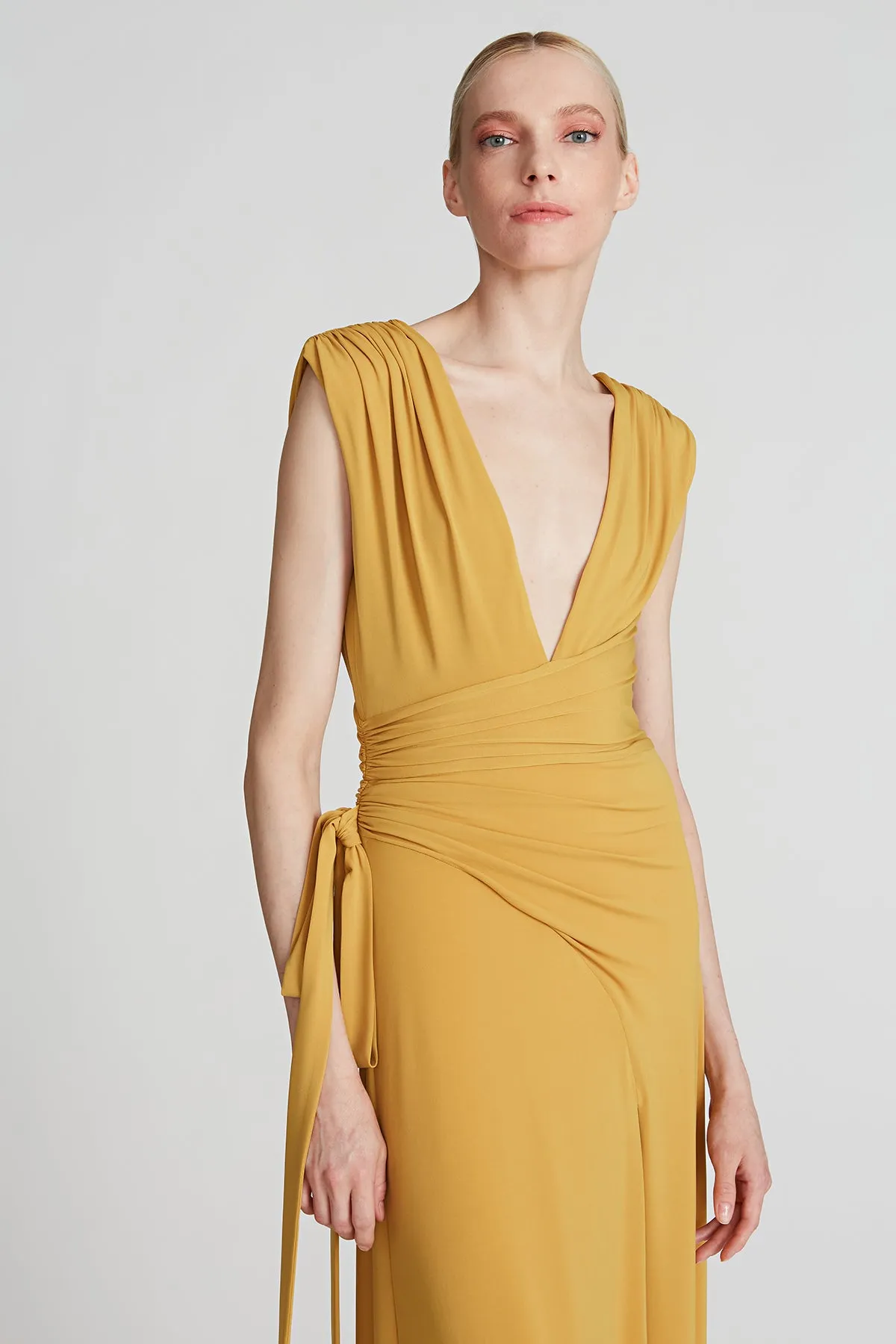 Arden Jersey Gown sold by H by Halston product image thumbnail 4