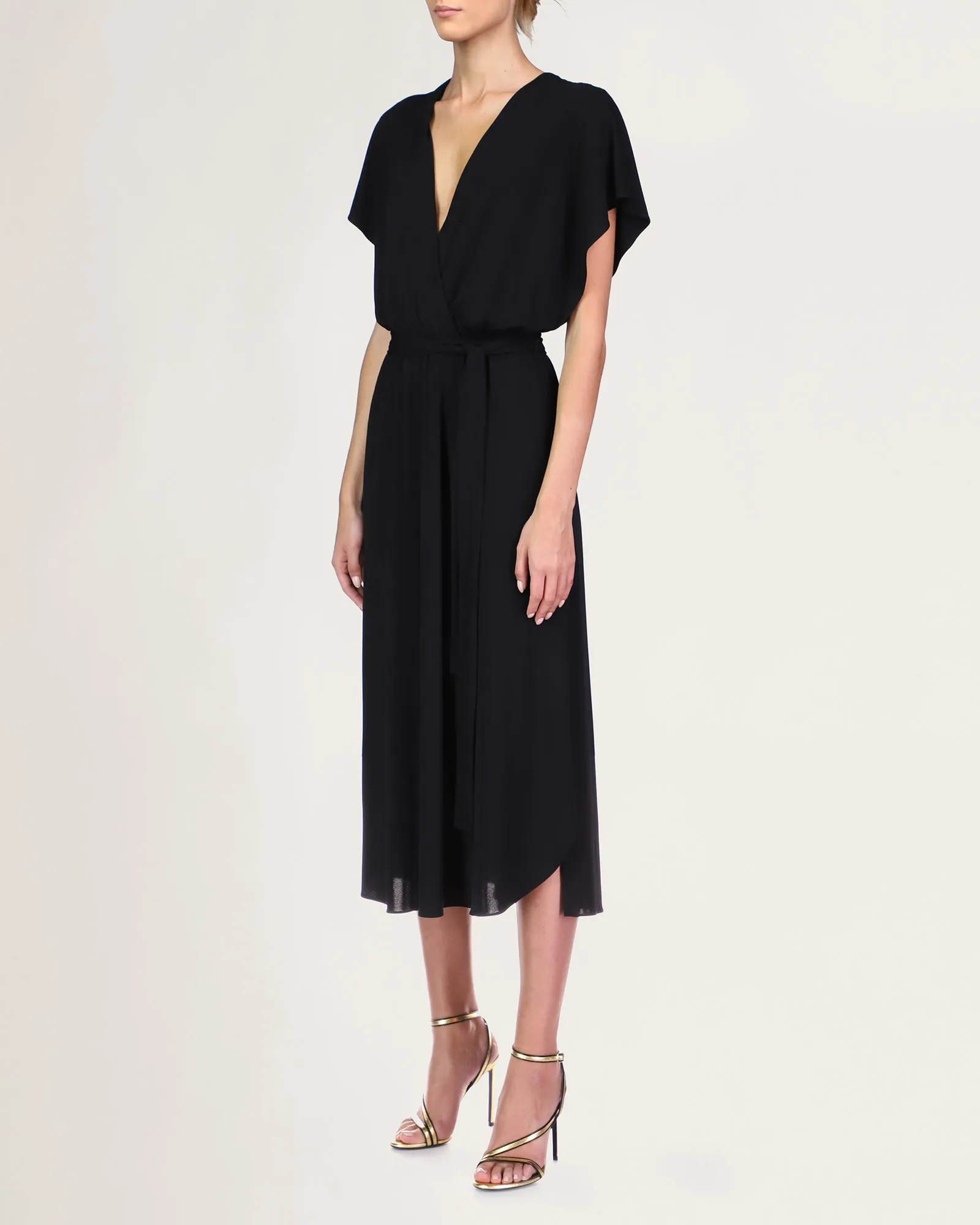 Stevie Wrap Dress sold by H by Halston product image thumbnail 2