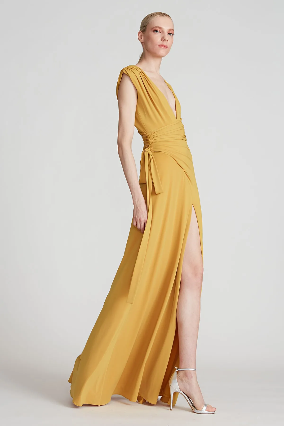Arden Jersey Gown sold by H by Halston product image thumbnail 3