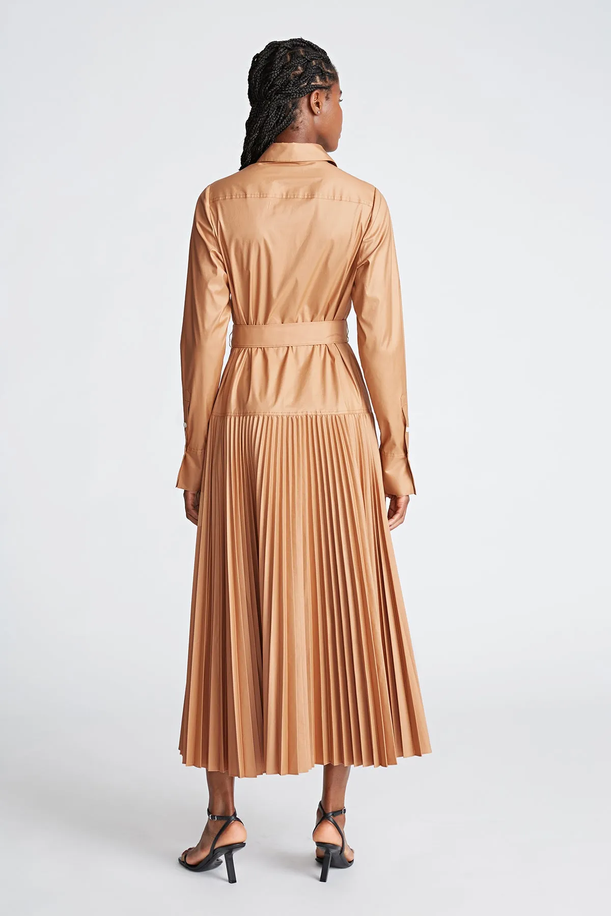 Raina Dress In Cotton Sateen sold by H by Halston product image thumbnail 2