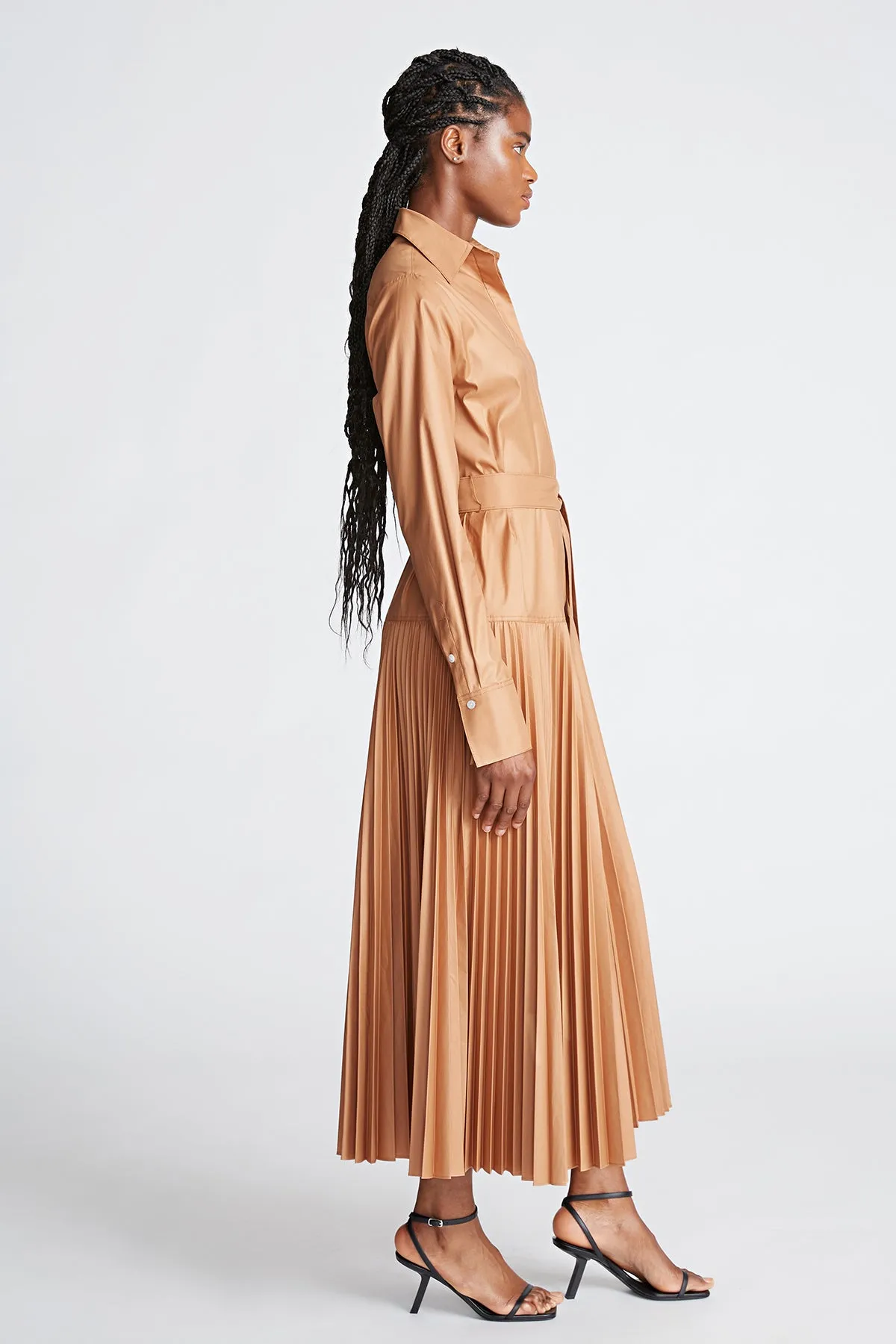 Raina Dress In Cotton Sateen sold by H by Halston product image thumbnail 3