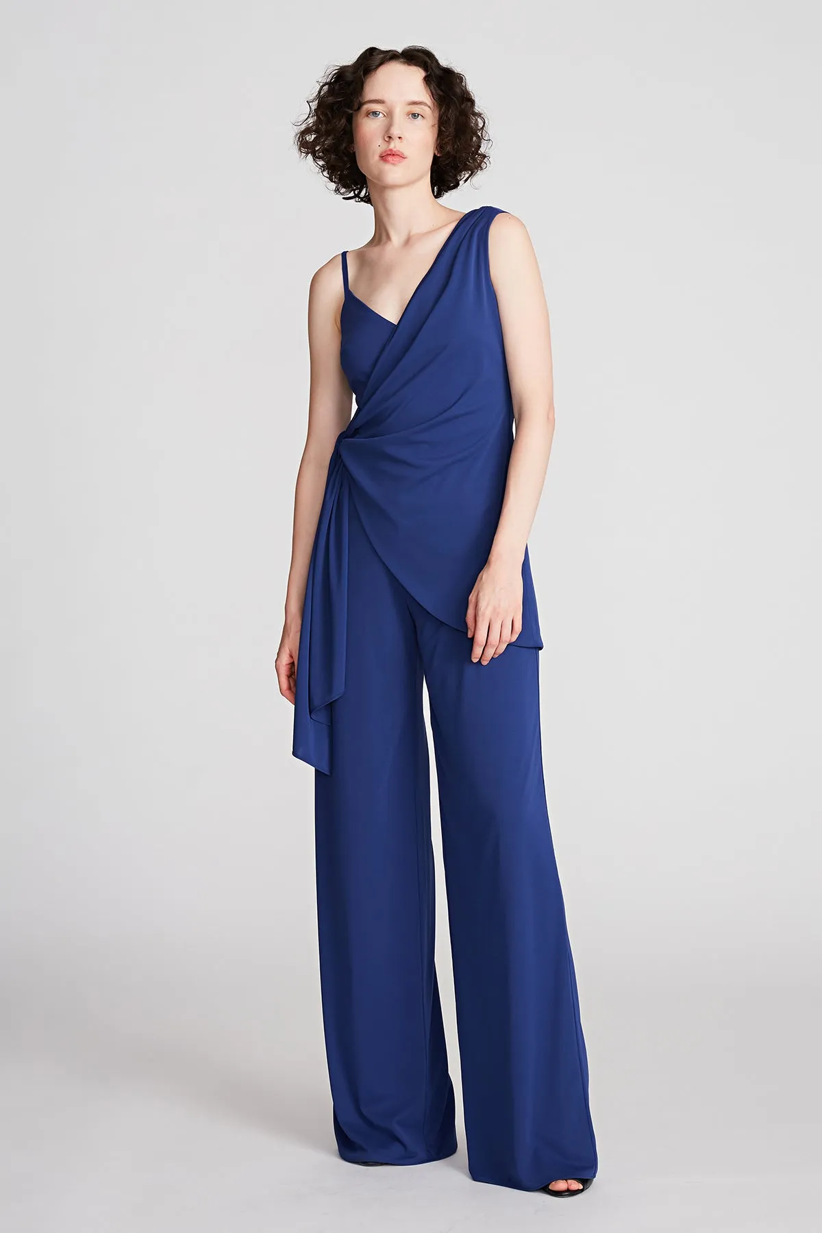 Zaria Jumpsuit In Matte Jersey sold by H by Halston