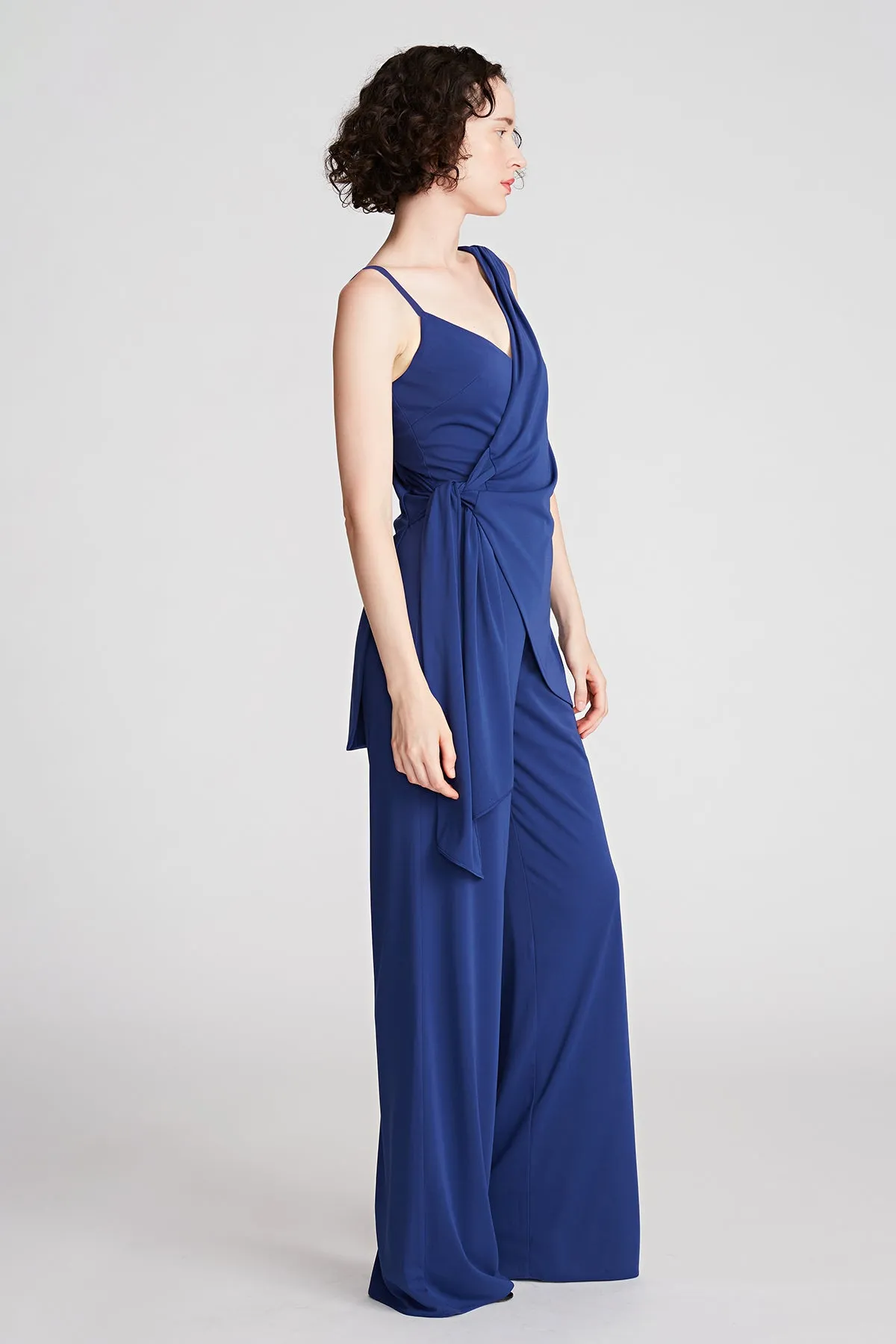 Zaria Jumpsuit In Matte Jersey sold by H by Halston product image thumbnail 3