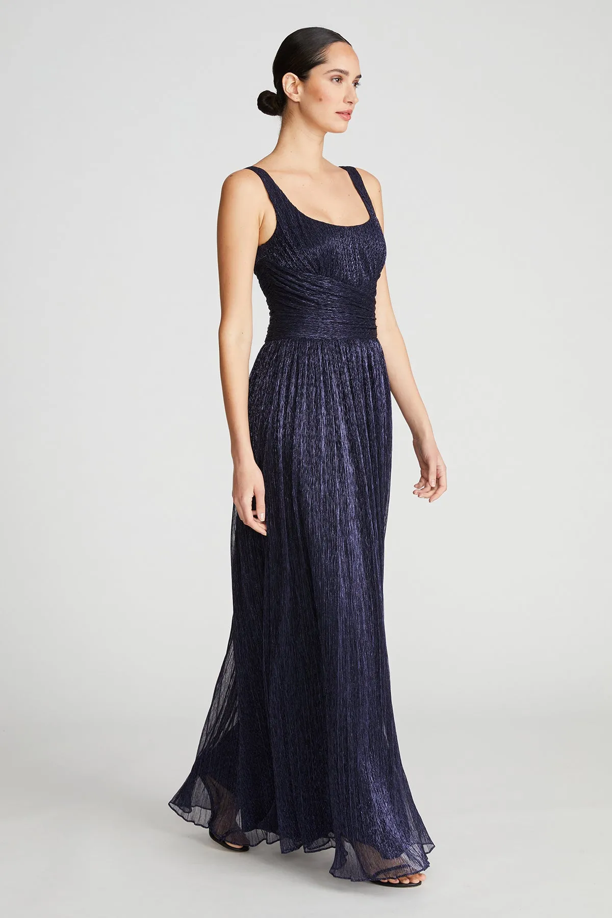 Hollyn Dress In Shimmer Jersey sold by H by Halston product image thumbnail 4