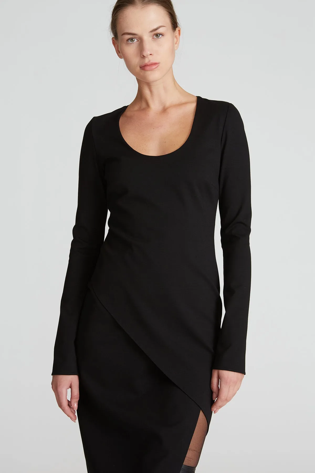 Alexia Knit Dress sold by H by Halston product image thumbnail 3