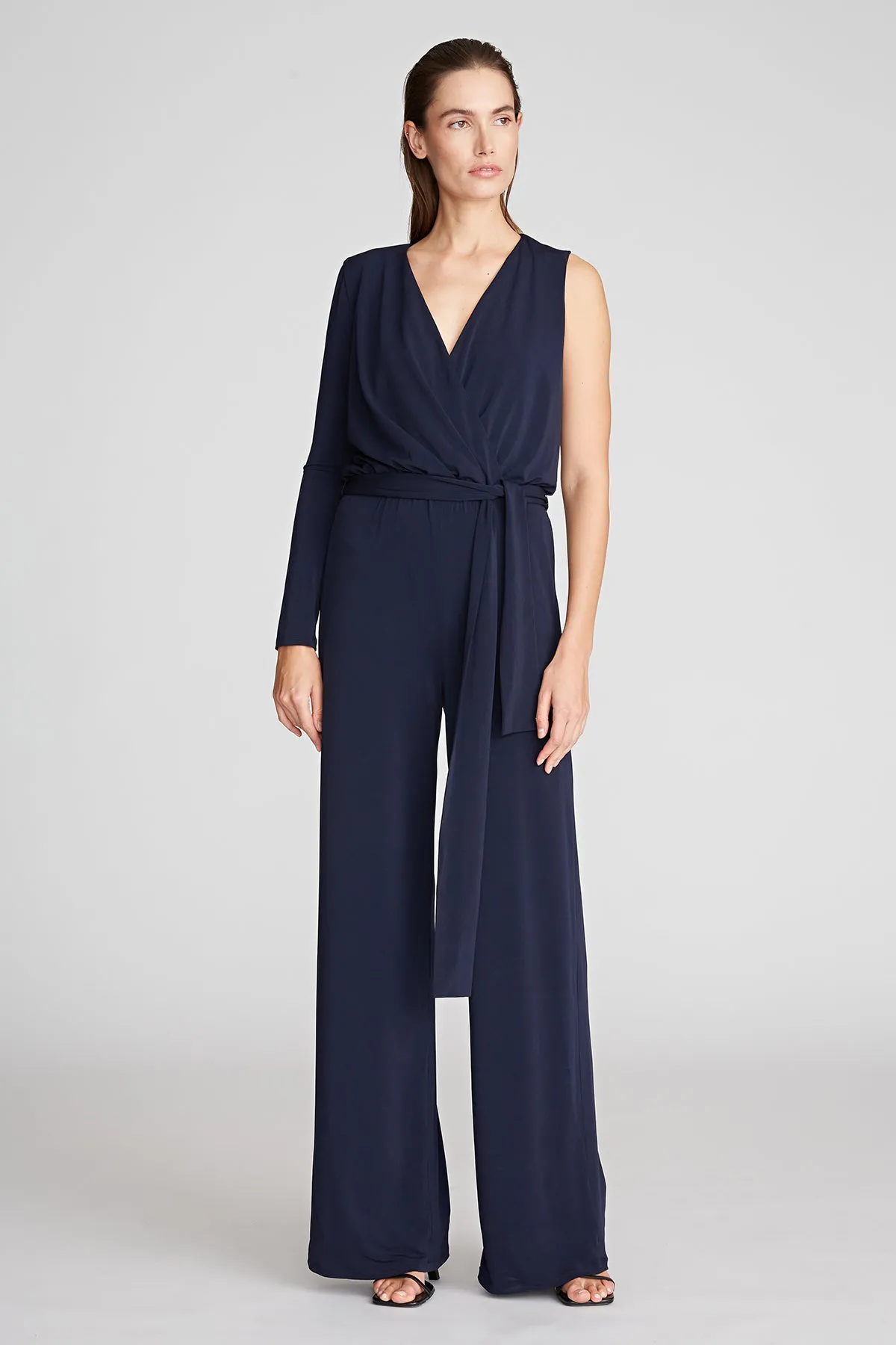 Felix Matte Jersey Jumpsuit sold by H by Halston