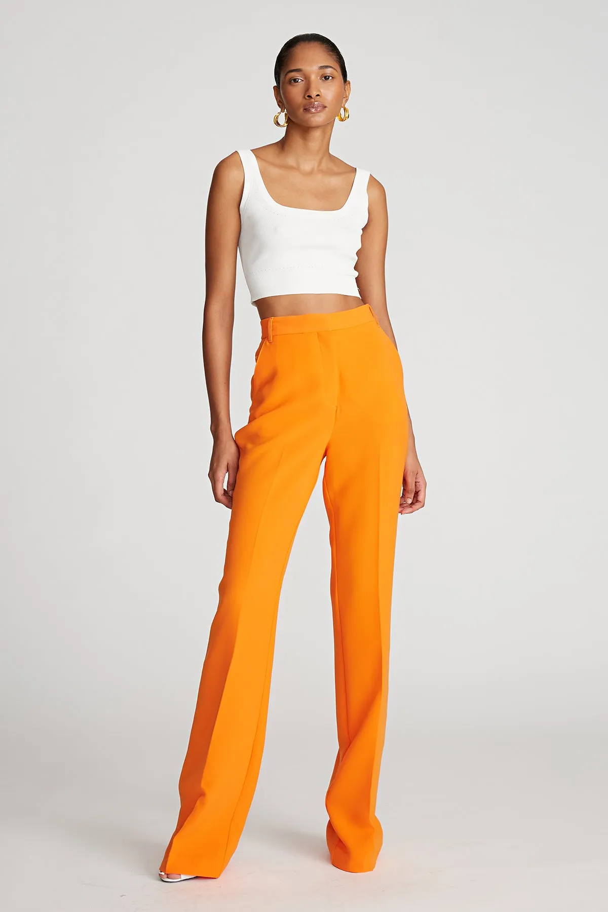 Jora Trouser In Stretch Crepe sold by H by Halston product image thumbnail 5