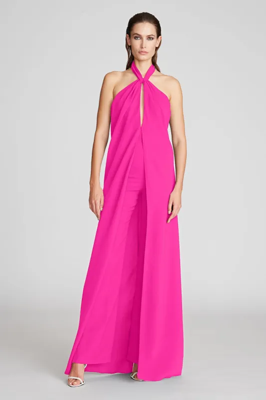 Dani Jumpsuit In Stretch Crepe sold by H by Halston