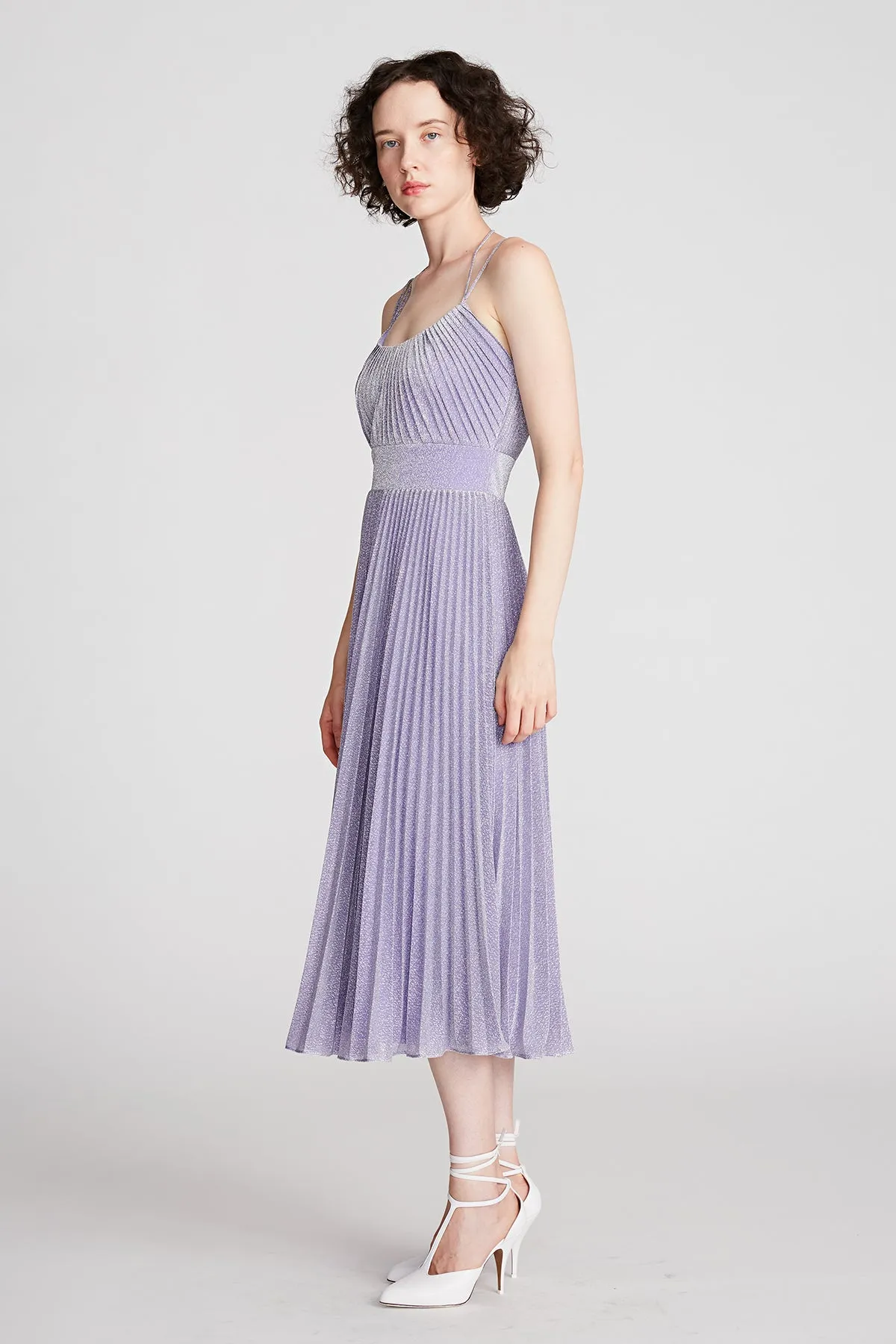 Evelia Dress In Shimmer Jersey sold by H by Halston product image thumbnail 4