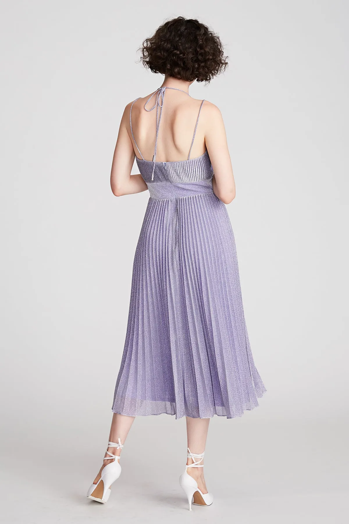 Evelia Dress In Shimmer Jersey sold by H by Halston product image thumbnail 2