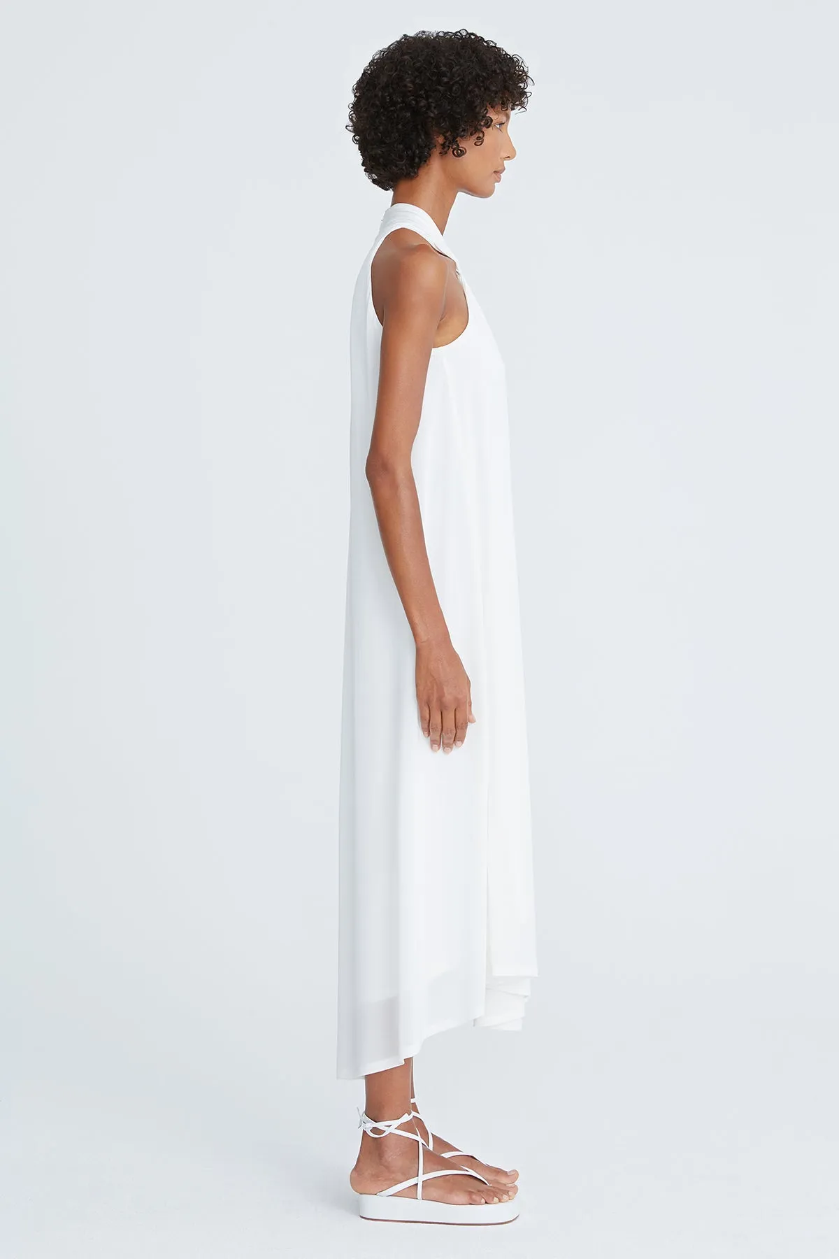 Karsyn Jersey Ruched Dress sold by H by Halston product image thumbnail 3