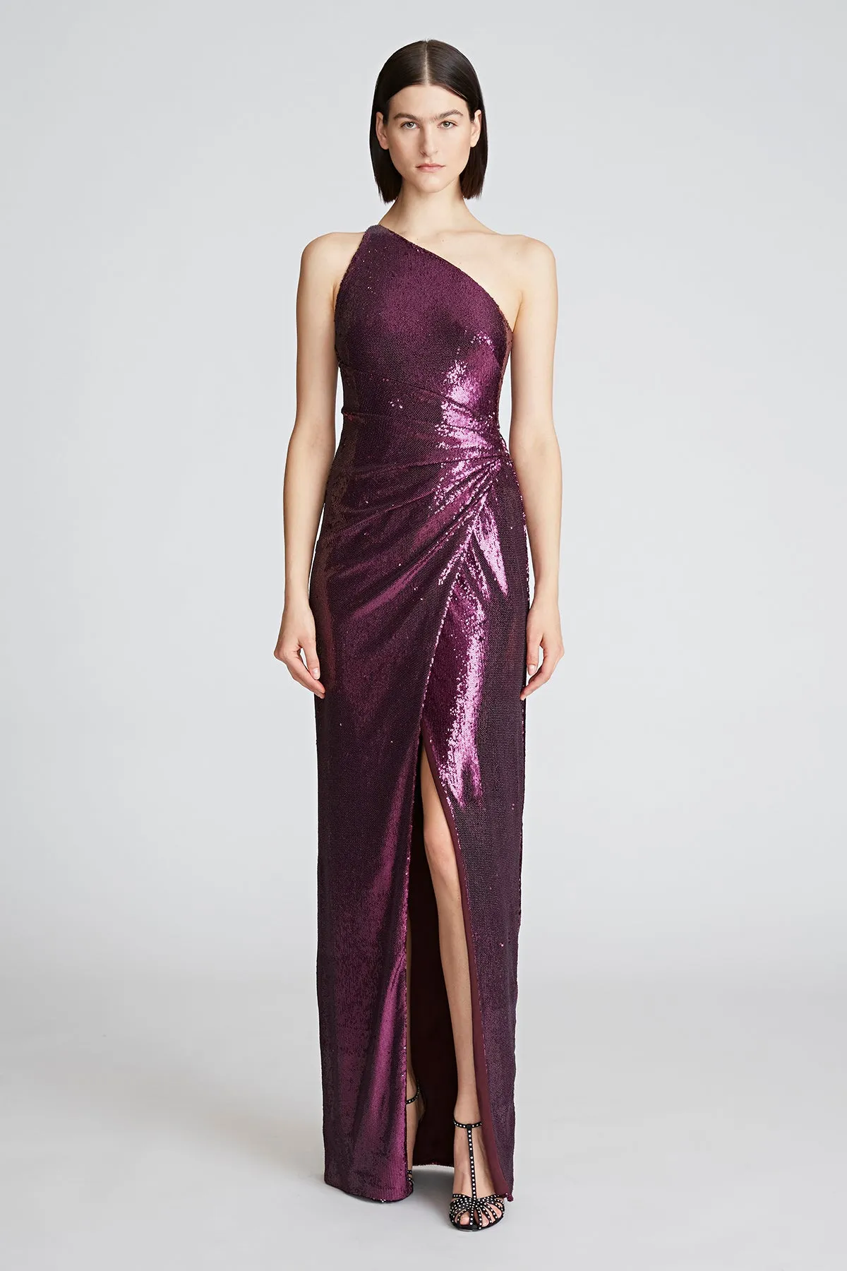 Adriana Gown In Sequins sold by H by Halston