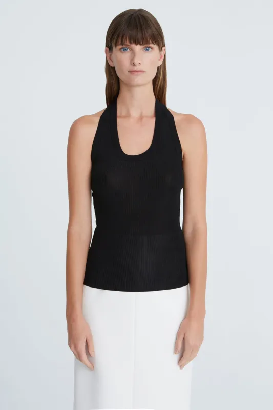 Annalise Knit Halter Top sold by H by Halston