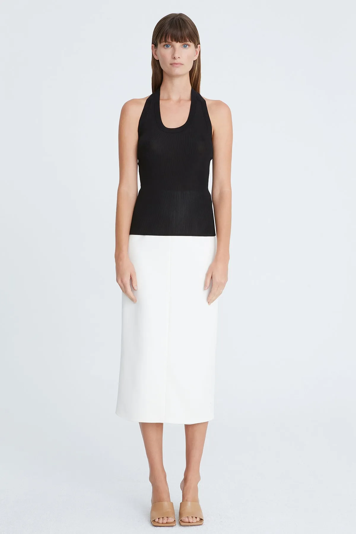 Annalise Knit Halter Top sold by H by Halston product image thumbnail 2