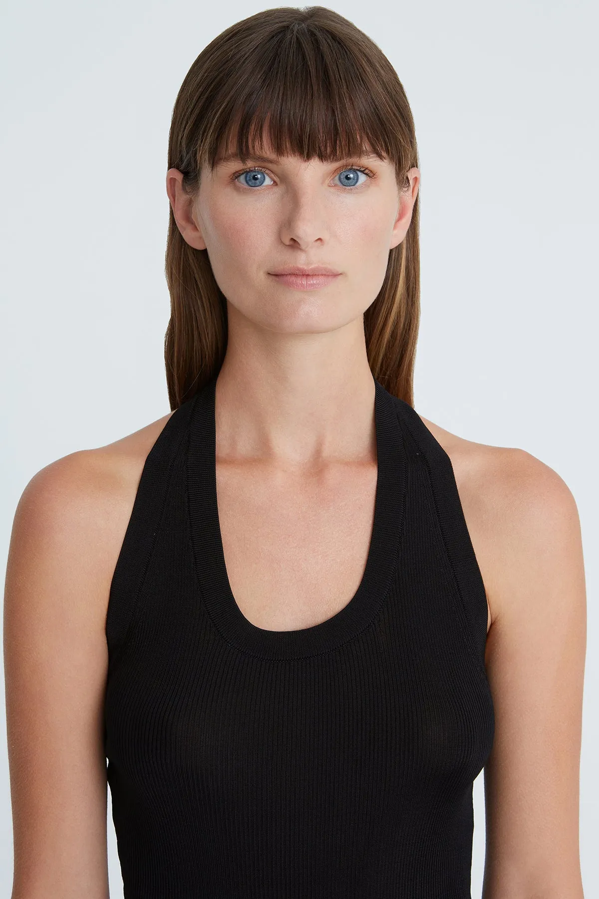 Annalise Knit Halter Top sold by H by Halston product image thumbnail 5