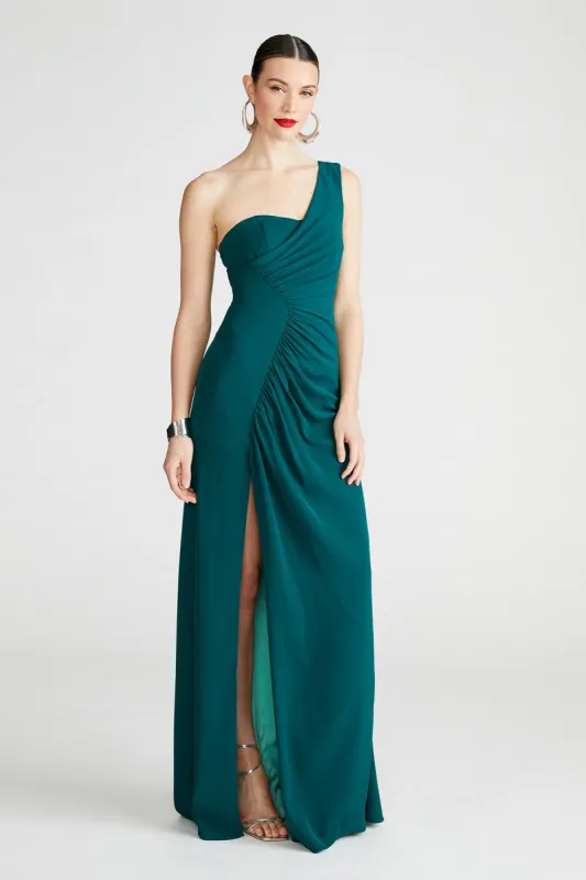 Verdianna Gown In Fluid Crepe sold by H by Halston