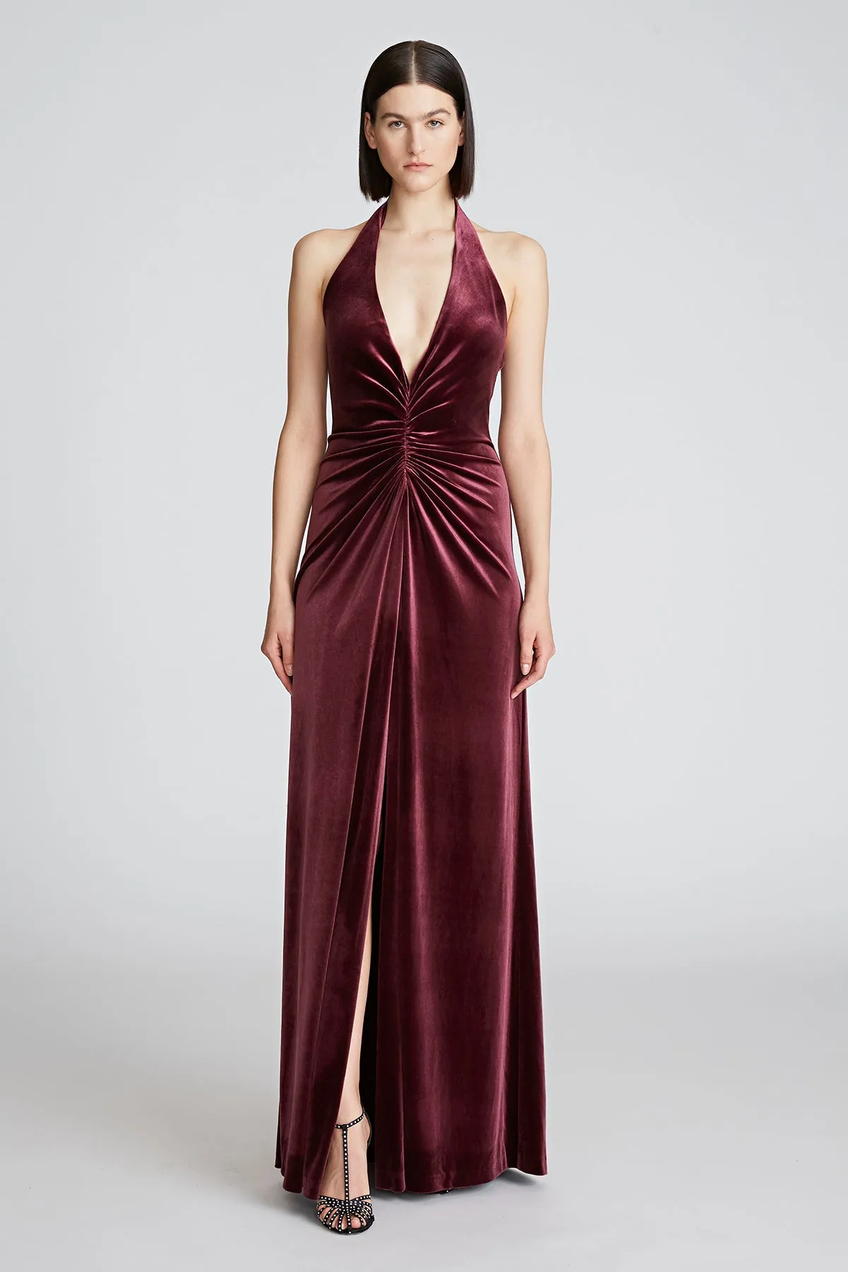 Rebecca Gown In Velvet sold by H by Halston