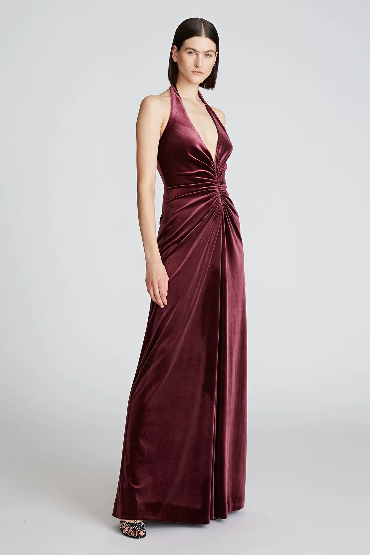 Rebecca Gown In Velvet sold by H by Halston product image thumbnail 3