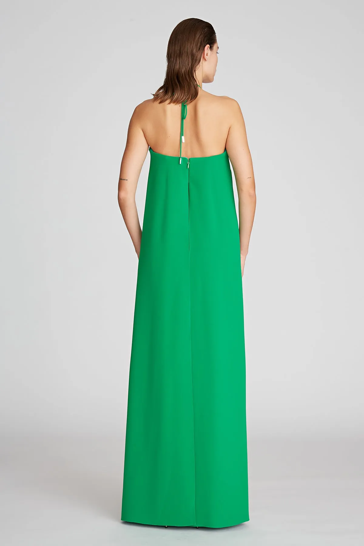 Aya Jumpsuit In Stretch Crepe sold by H by Halston product image thumbnail 3