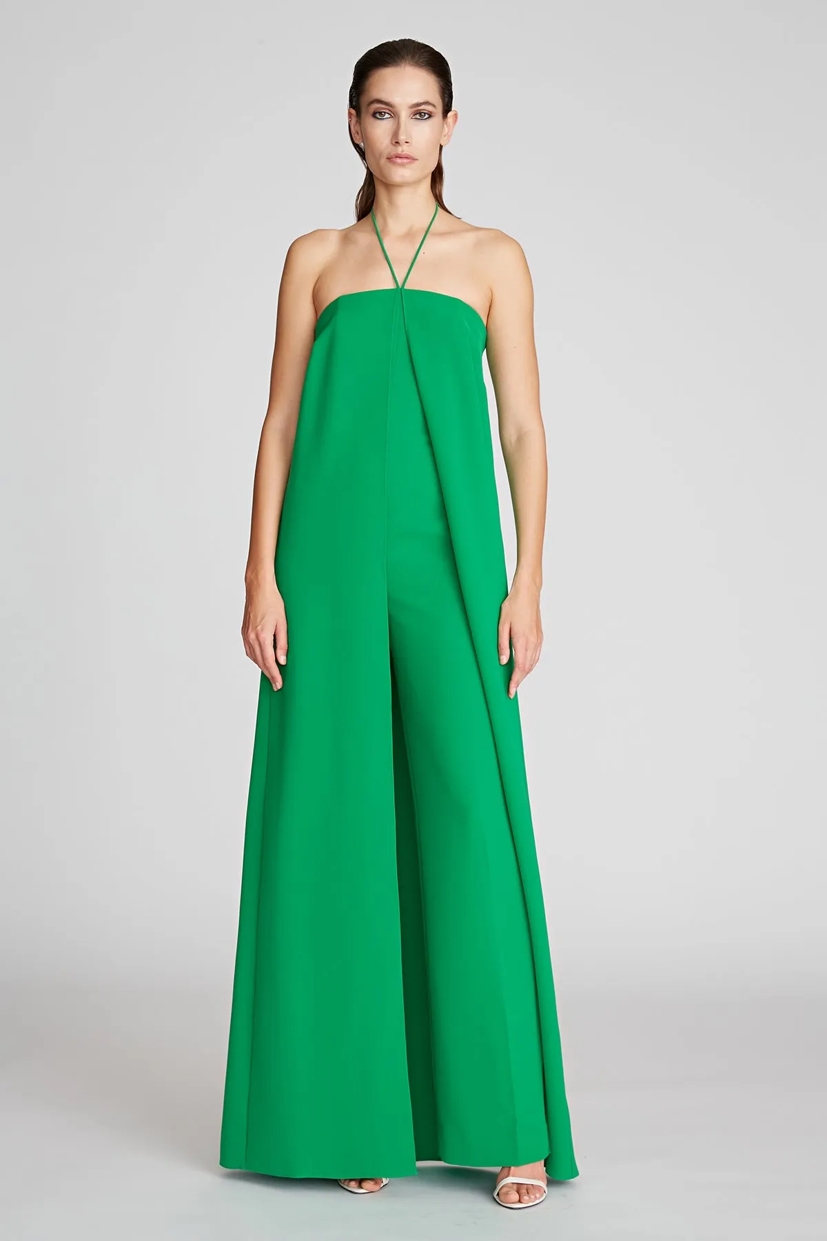 Aya Jumpsuit In Stretch Crepe sold by H by Halston