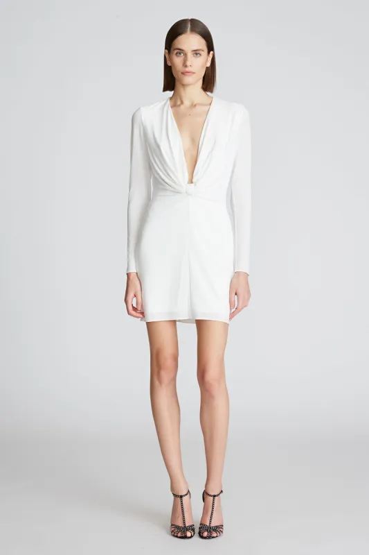 Fay Jersey Twist Mini Dress made by H by Halston