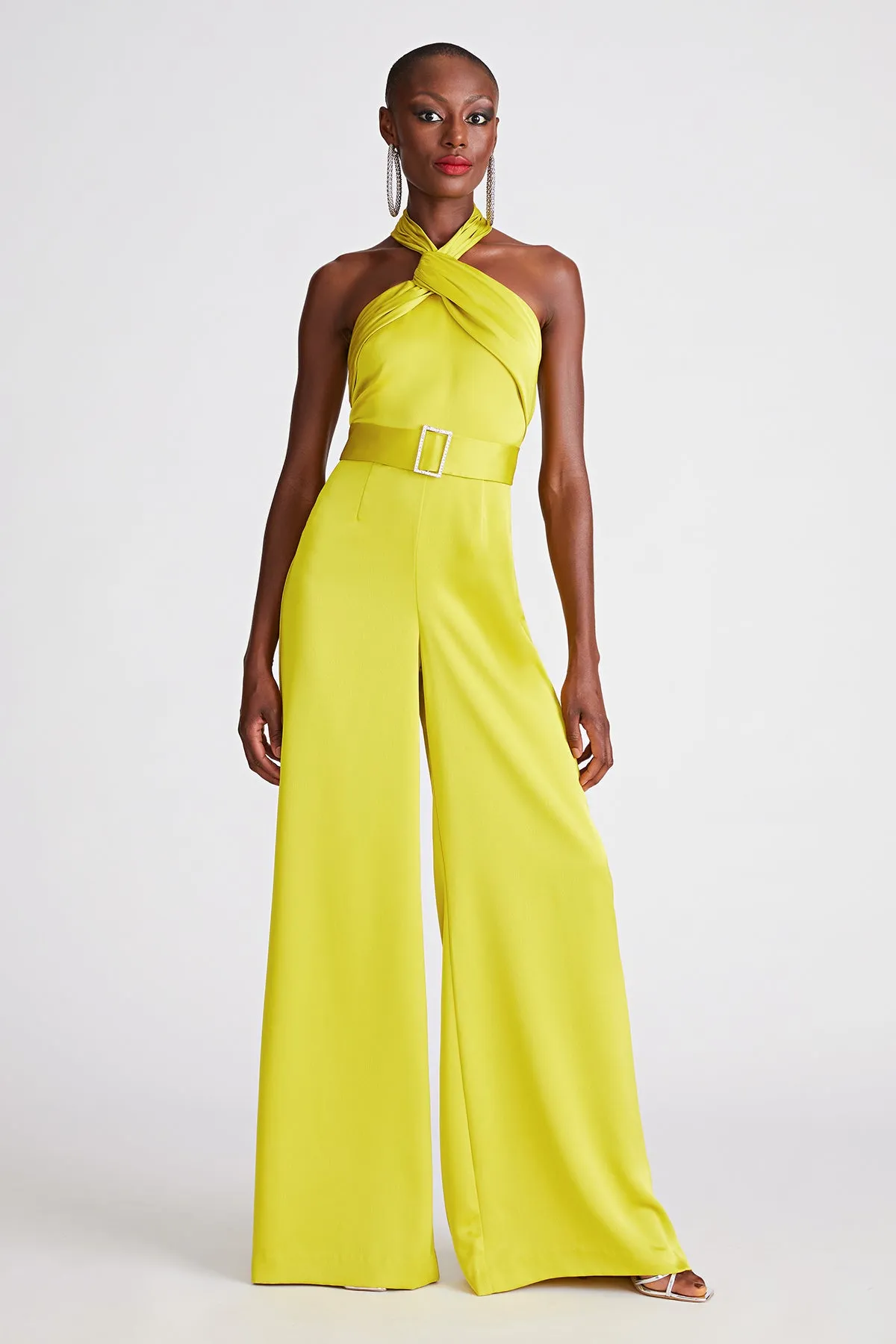 Kani Jumpsuit In Satin sold by H by Halston