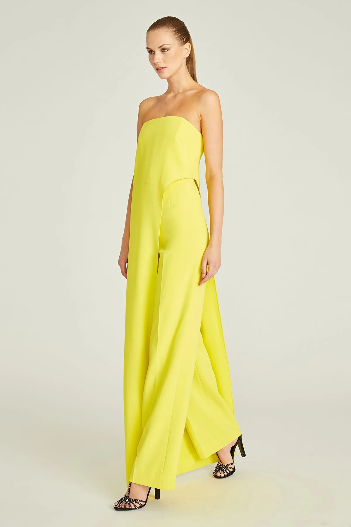 Lil Crepe Jumpsuit sold by H by Halston product image thumbnail 3