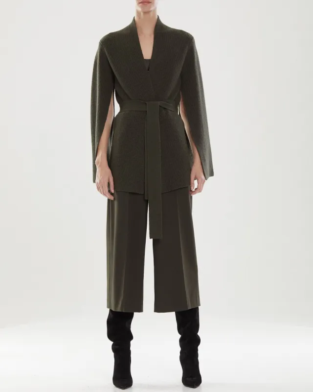 Nia Belted Cardigan Coat sold by H by Halston