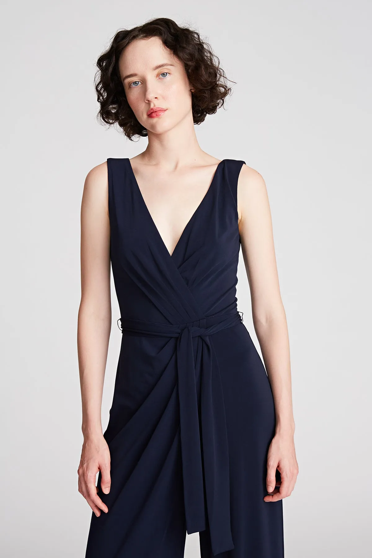 Kia Jumpsuit In Jersey sold by H by Halston product image thumbnail 4