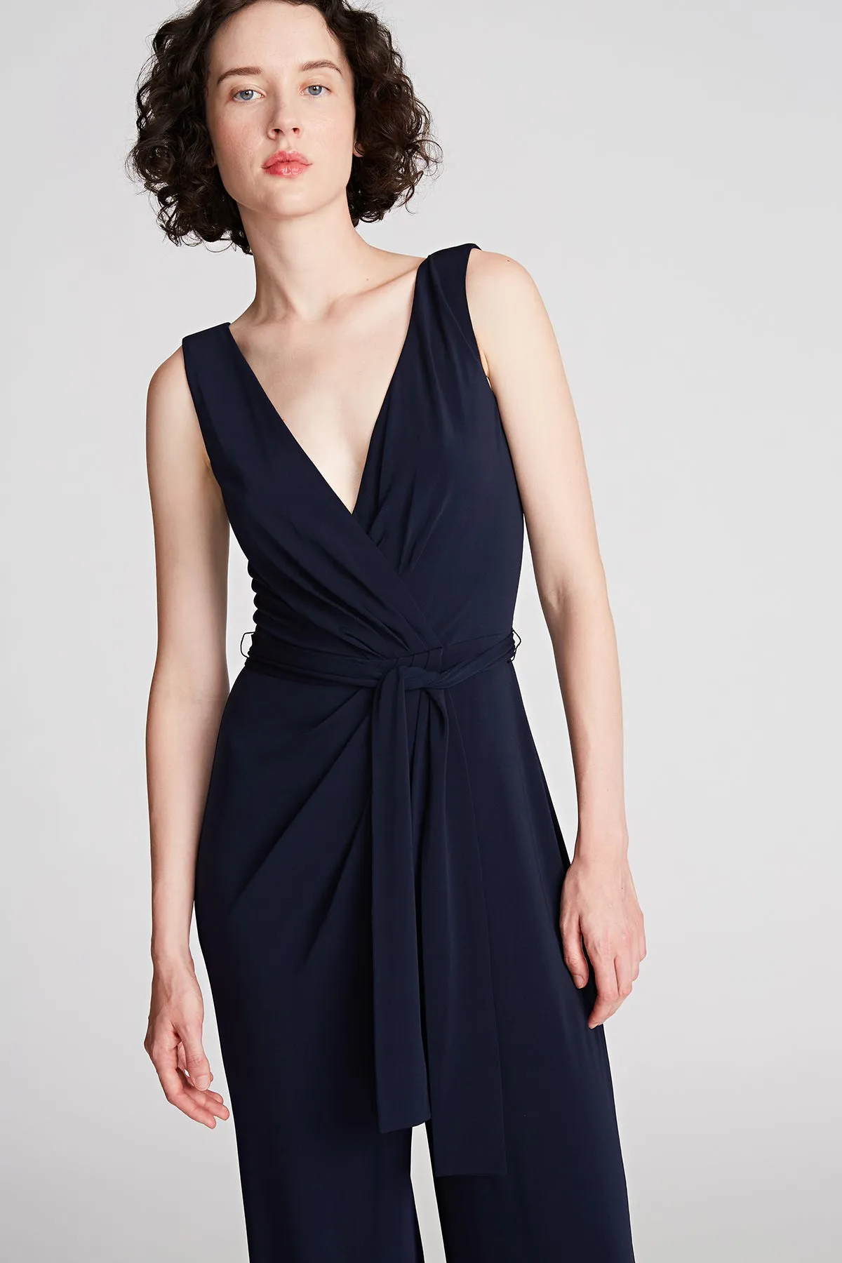 Kia Jumpsuit In Jersey sold by H by Halston product image thumbnail 5