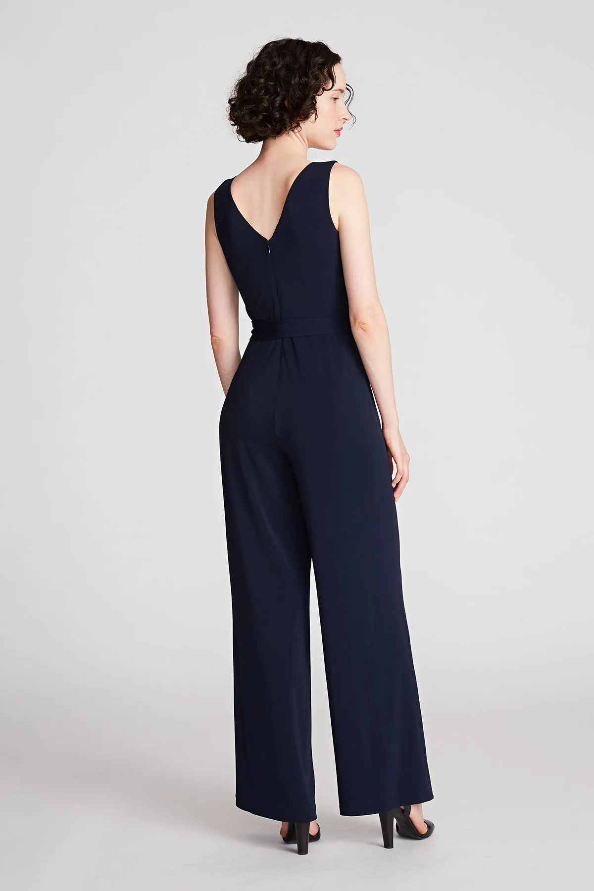 Kia Jumpsuit In Jersey sold by H by Halston product image thumbnail 2