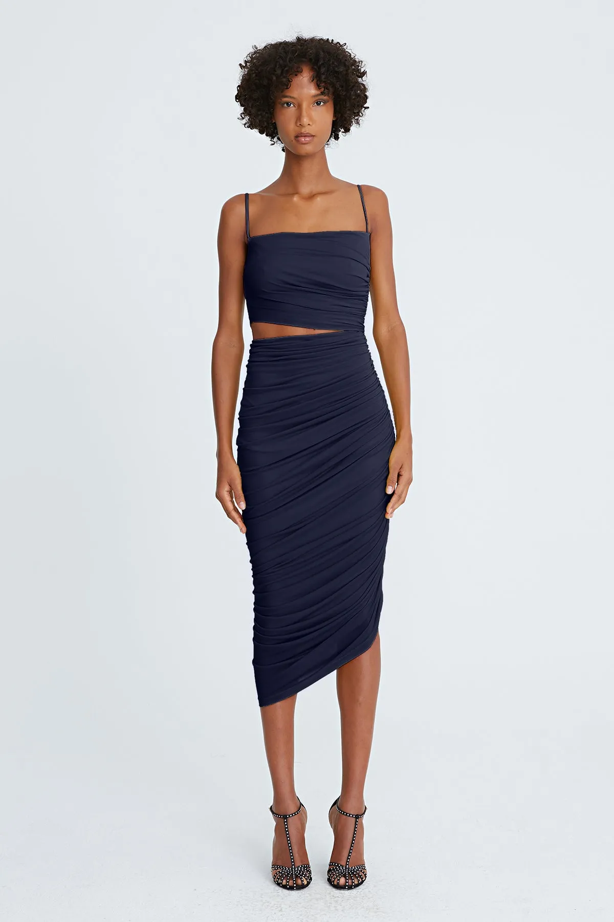 Averie Jersey Draped Cocktail sold by H by Halston