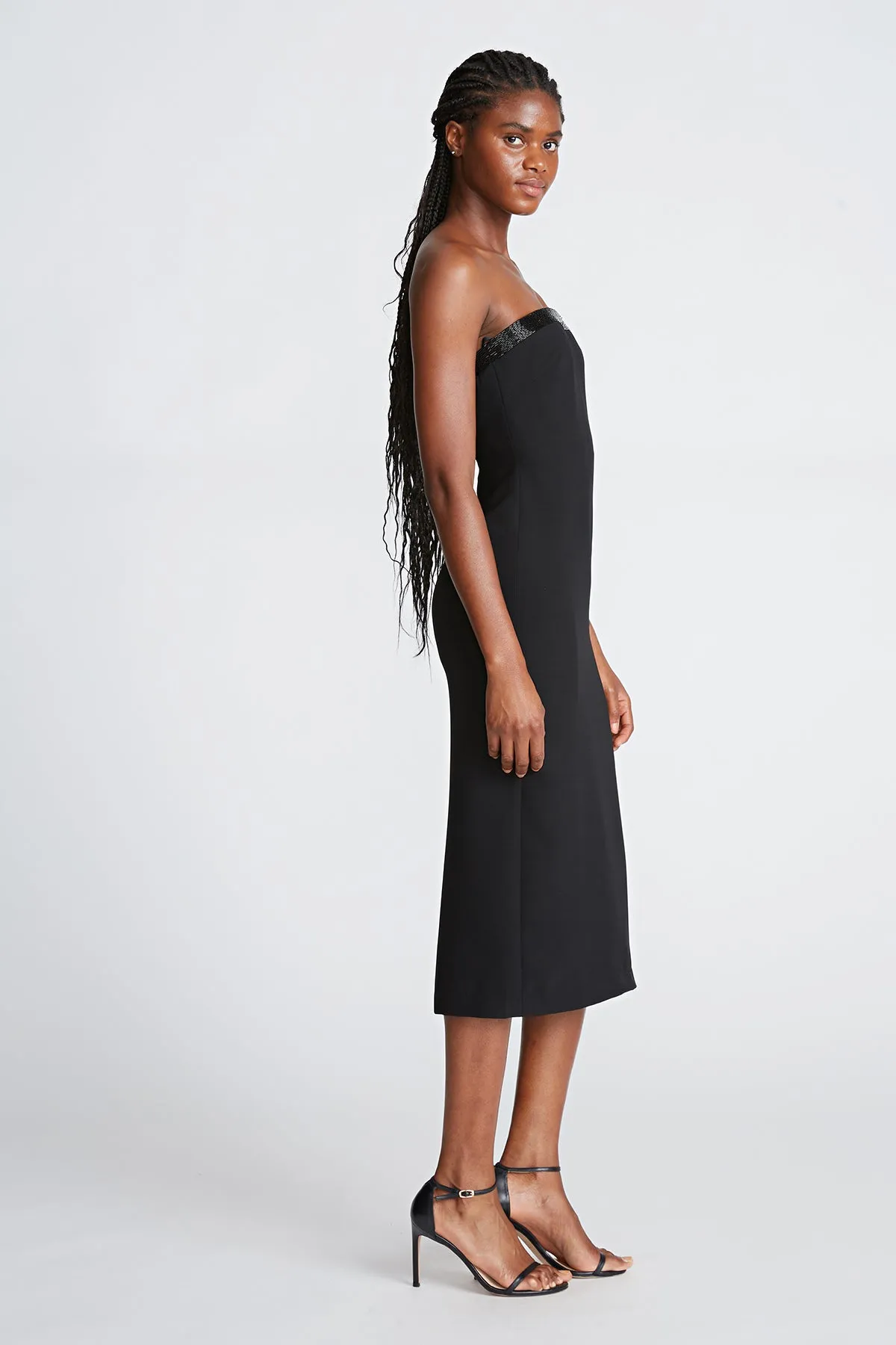 Brielle Dress In Stretch Crepe sold by H by Halston