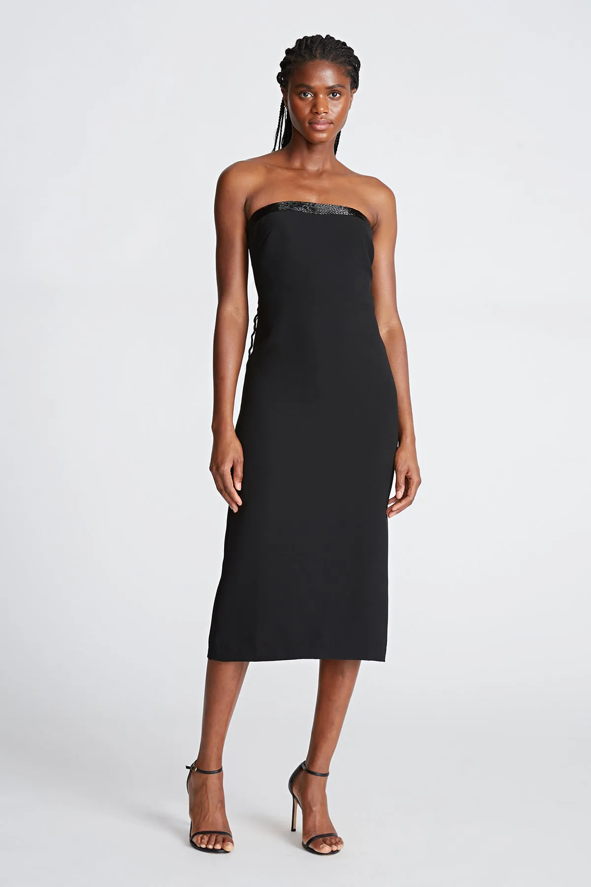 Brielle Dress In Stretch Crepe sold by H by Halston product image thumbnail 4