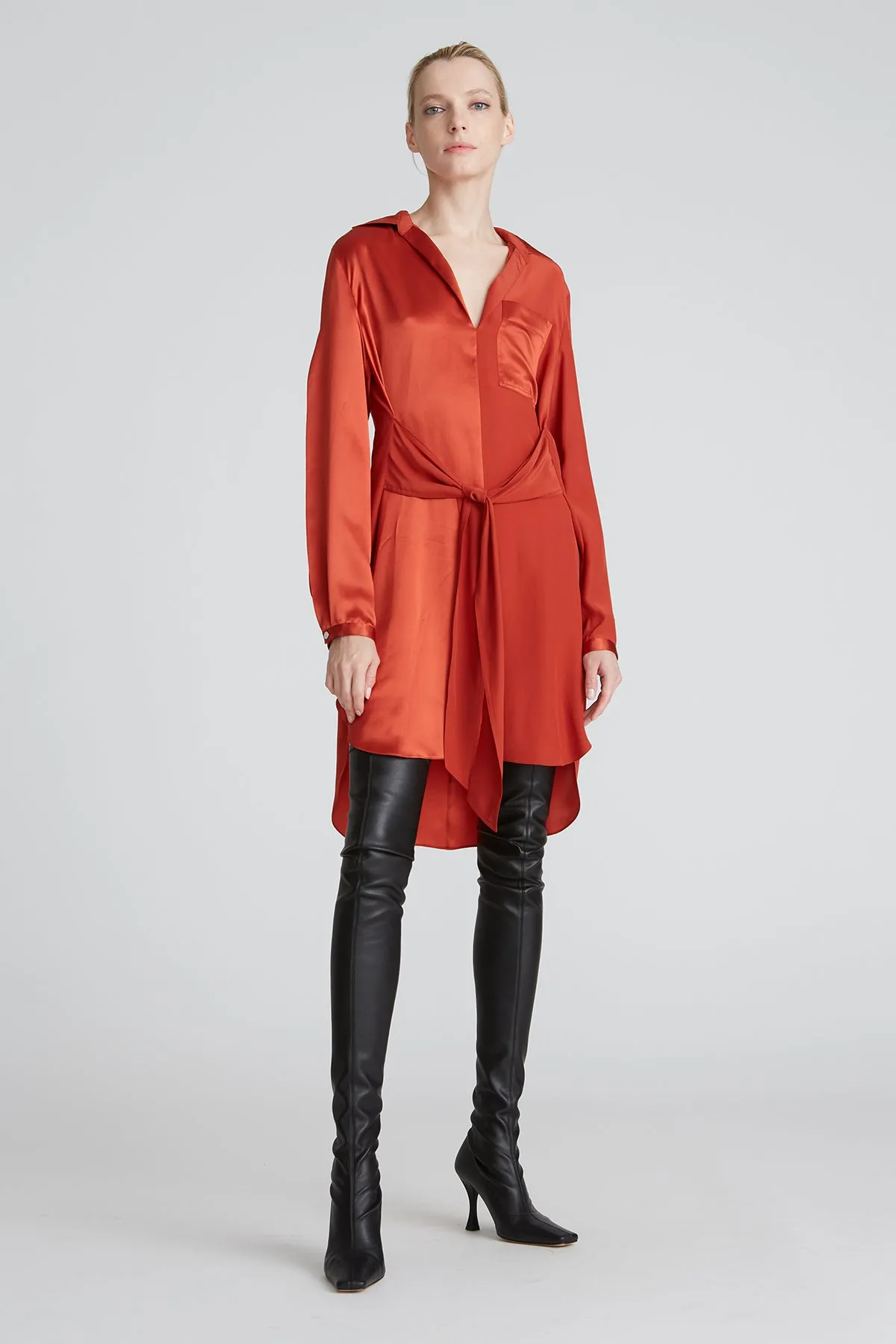 Janelle Charmeuse Dress sold by H by Halston